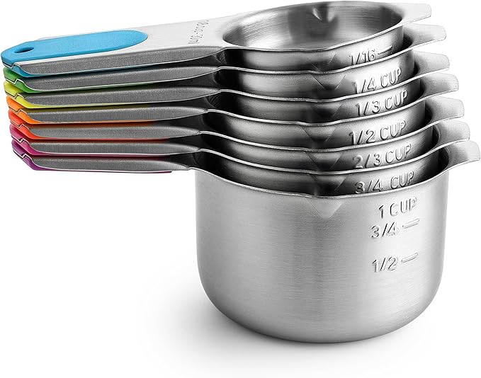 Spring Chef Magnetic Stainless Steel Measuring Cups, Kitchen Tools - Image 8
