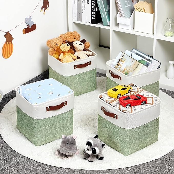 DULLEMELO Storage Baskets for Organizing, Fabric Storage Cubes for Dog Toy Box - Image 7