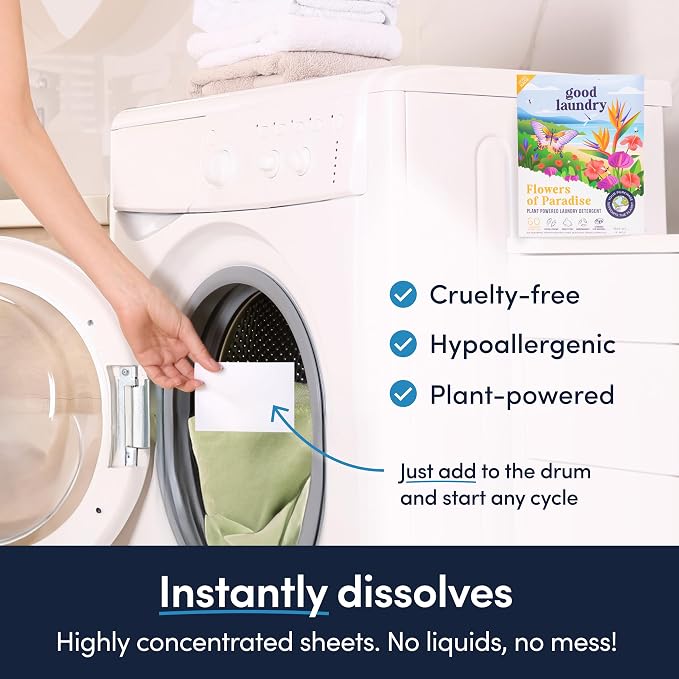 Good Laundry Flowers of Paradise Detergent Sheets, Scent Booster, & Dryer Sheet - Image 3