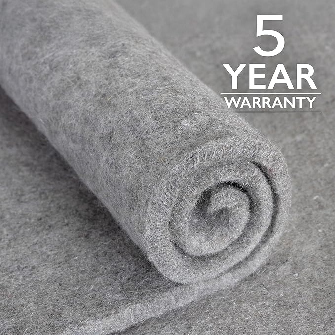 RUGPADUSA - Eco-Plush - 12'x15' - 1/2" Thick - 100% Felt - Luxurious Cushioned - Image 5
