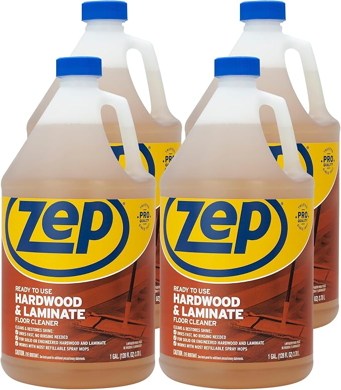 Zep Hardwood & Laminate Floor Cleaner, 128 fl oz - Image 5