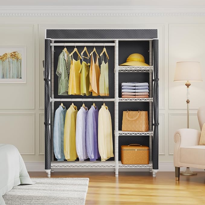 VIPEK V7C Garment Racks with Cover Portable Closets - Image 9