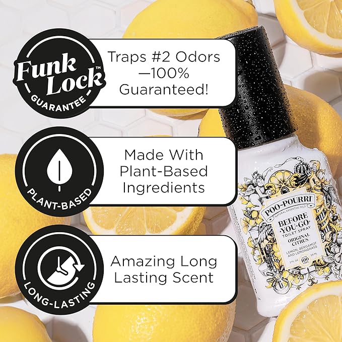 Poo-Pourri Before-You-Go Toilet Spray, Original Citrus, 2 Fl Oz, 2 Pack - Image 3