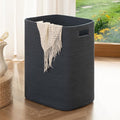 OIAHOMY Laundry Hamper, Laundry Basket，Rectangle Cotton Large Blanket Storage by MasterofSpaceOptimization