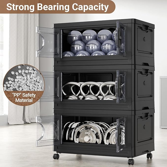 BROVIEW 360Qt Lockable Stackable Storage Bins - Image 6