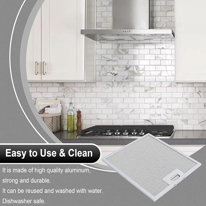  W10169961A Aluminum Range Hood Filters Replacement 3 Pack 10.5 x - Image 6