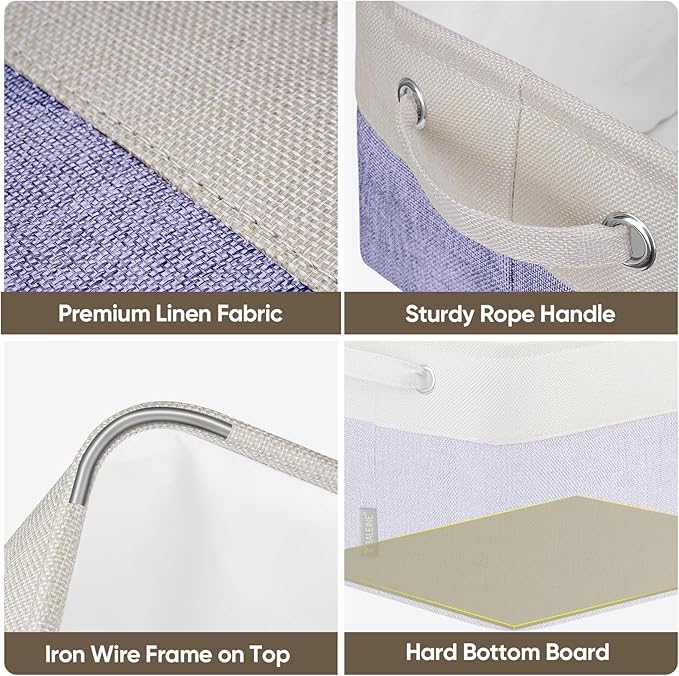 BALEINE 2 Pack Fabric Storage Bins - Image 4