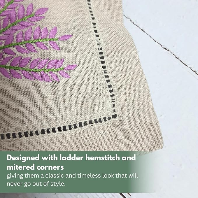 Hcraft Hand Embroidered Lavender Sachet Bags, Lavender Sachets - Image 6