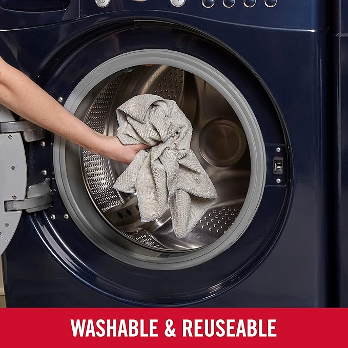 Rubbermaid All Purpose Microfiber Cleaning Cloth Towels, Non-Scratch, - Image 6