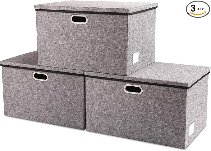 PRANDOM Extra Large Collapsible Storage Bins by Prandom