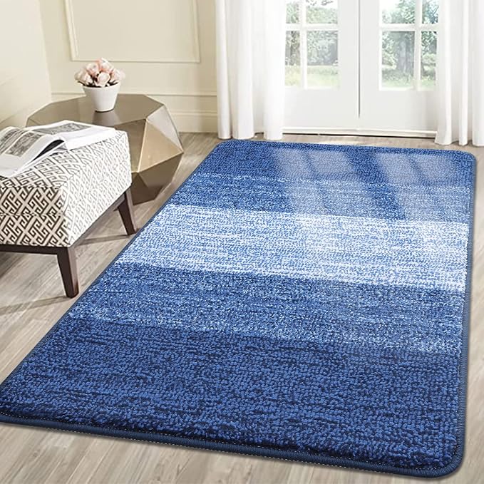Kitinjoy Indoor Outdoor Door Mat, 59x36 Non-Slip Absorbent Dirt Trapper by Kitinjoy