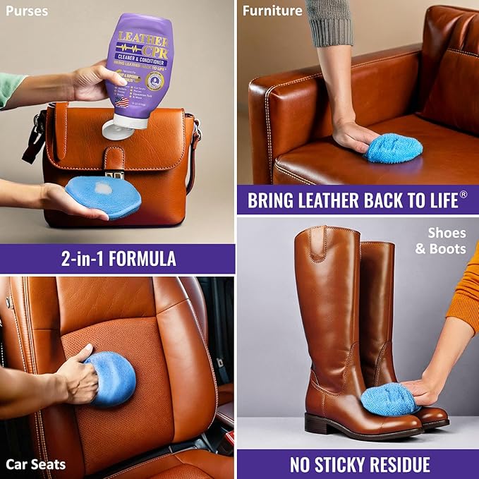 Leather CPR Cleaner & Conditioner 18oz - Image 5