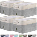 BALEINE 4 Pack Fabric Storage Bins by BALEINE