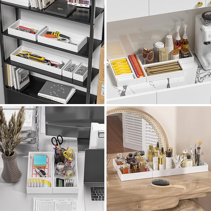 Bamboo Drawer Organizer, Extra Large Silverware Organizer - Image 7