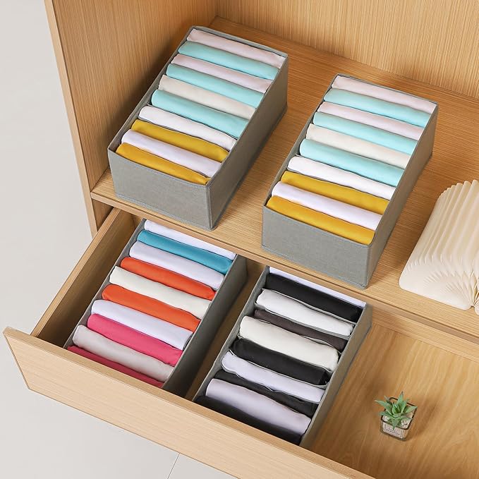 4 Packs T-shirt Drawer Organizers - Image 4
