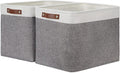 DULLEMELO Storage Baskets Large 16"x12"x12" Rectangular Storage Bins Baskets by DULLEMELO