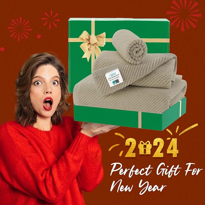 VOOVA & MOVAS Dark Beige Towels - Image 5