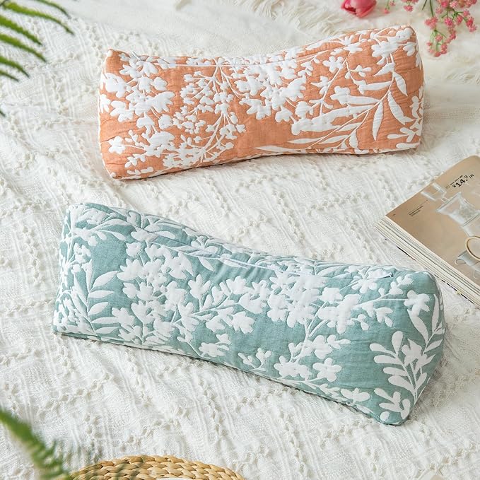 Buckwheat Neck Support Pillow Cervical Neck Cylinder Bolster Pillow, Buckwheat - Image 7