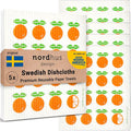 Nordhus Design Swedish Dishcloths, 5 Pack Oranges, Made in Sweden by nordhusdesign