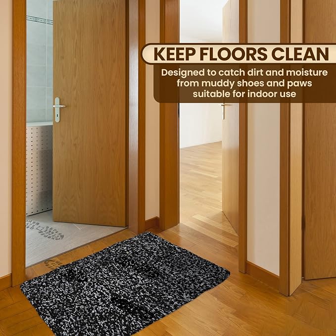 Premium Microfiber Indoor Door Mat – 32"x48" Washable Entry Mat, Waterproof - Image 4