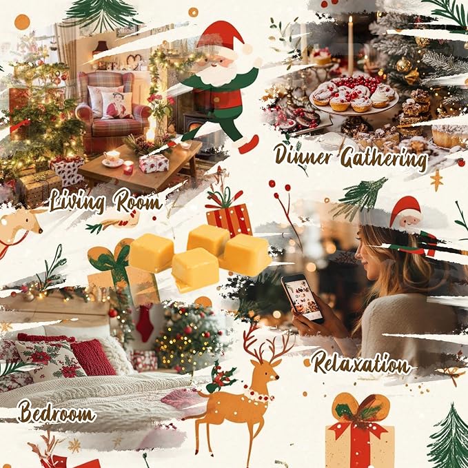 SCENTORINI Christmas Wax Melts, Soy Wax Melts - Image 8