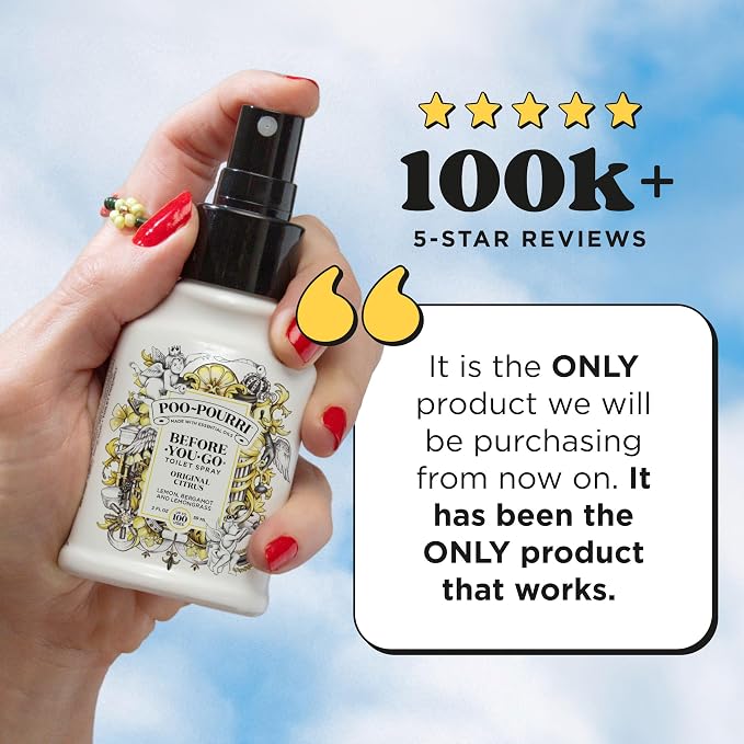 Poo-Pourri Before-You-Go Toilet Spray, Original Citrus, 2 Fl Oz, 2 Pack - Image 4