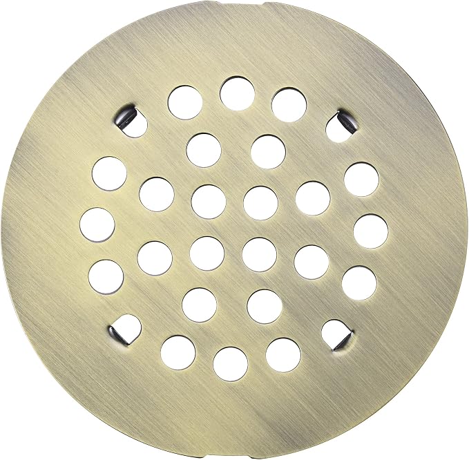 rrajj 4-1/4 Inch Round Snap-in Shower Floor Drain Cover Replacement Cover by RRAJJ