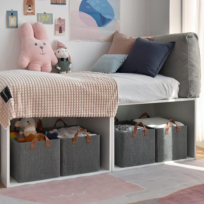 GRANNY SAYS Storage Baskets for Shelves, Closet Organizer Bins, Clothes Storage - Image 2