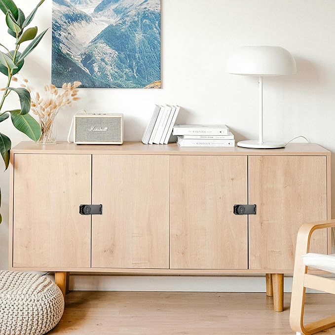 Cozy Tower 4 inch 180 Degrees Hasp Combination Lock - Image 3