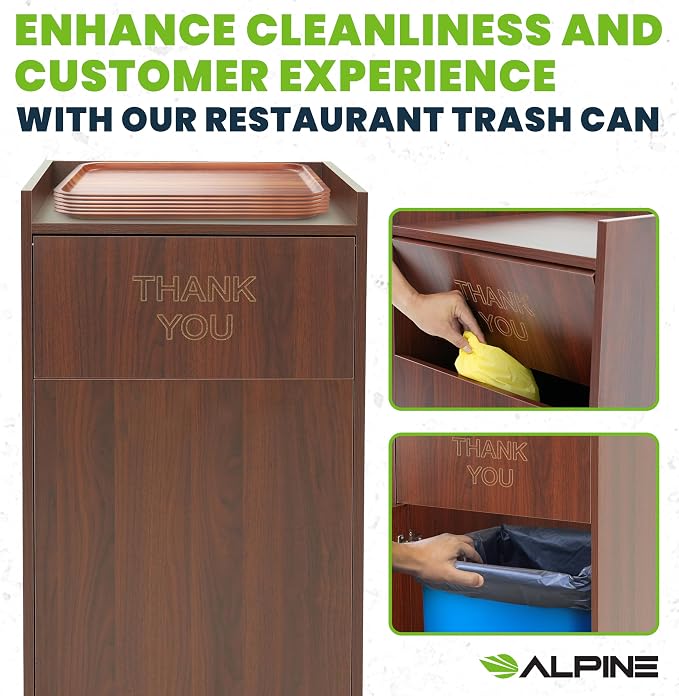 Alpine Restaurant Trash Can Cabinet - Image 7