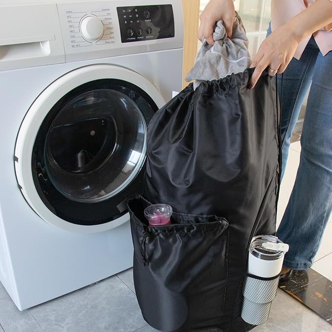 Polecasa Extra Heavy Duty Large Backpack Laundry Bag - Image 6