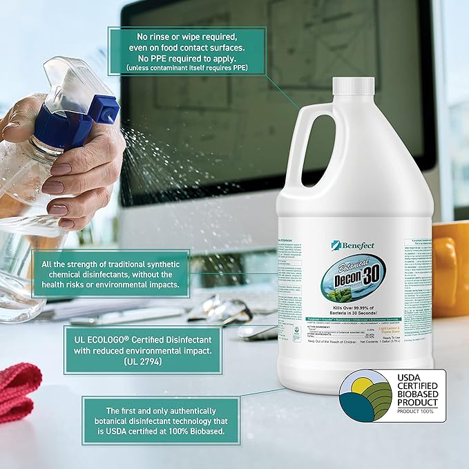 Benefect Botanical Decon 30 Disinfectant Cleaner - Image 4
