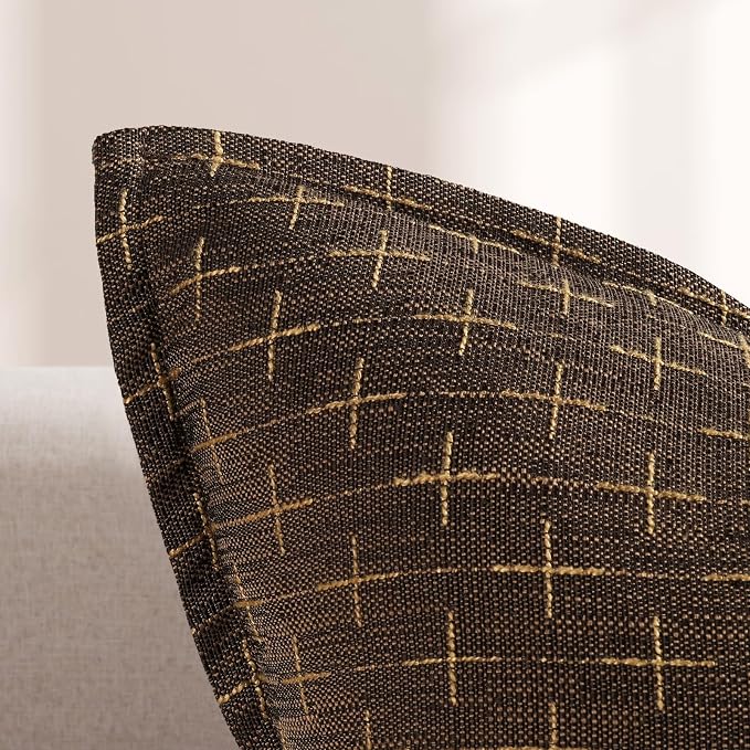 ZWJD Pillow Covers 20x20 Set of 2 Soft Polyester Textured Pillow Covers - Image 2