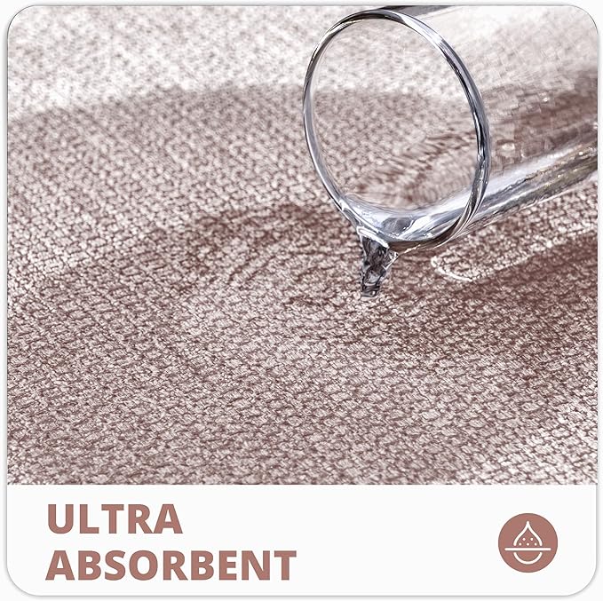 Bath Mat, Ultra Thin Bathroom Rugs, Rubber Bath Mats - Image 3