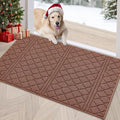 REFETONE Indoor Doormat, Front Back Door Mat 32"x48" Absorbent Rubber Backing by Refetone