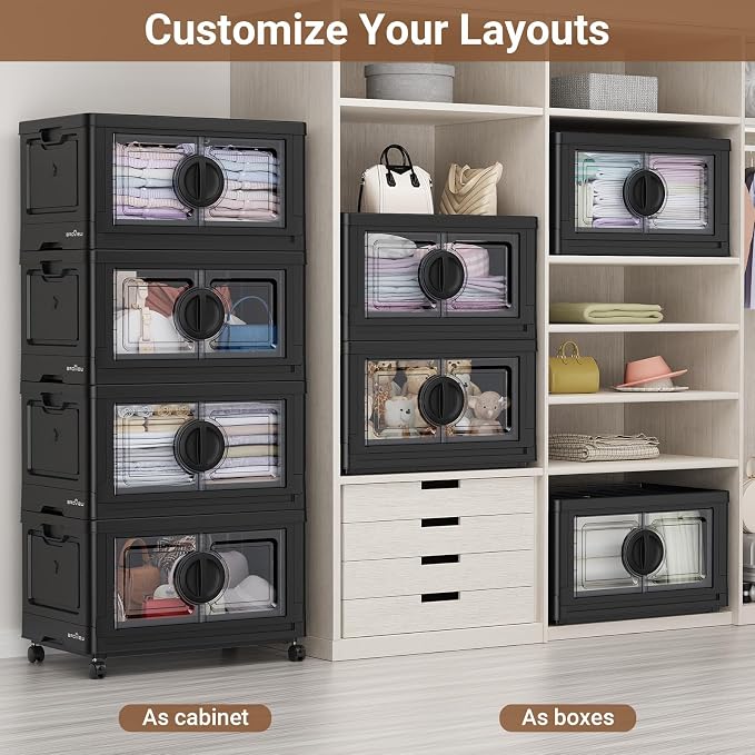 BROVIEW 360Qt Lockable Stackable Storage Bins - Image 8
