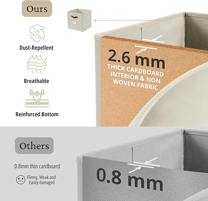 DECOMOMO Storage Bins, Cube Storage Bin - Image 6