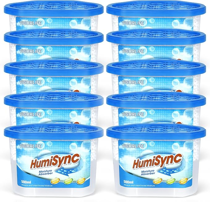 Moisture Absorbers 10 Pack, Portable Humidity Absorber Boxes - Image 2