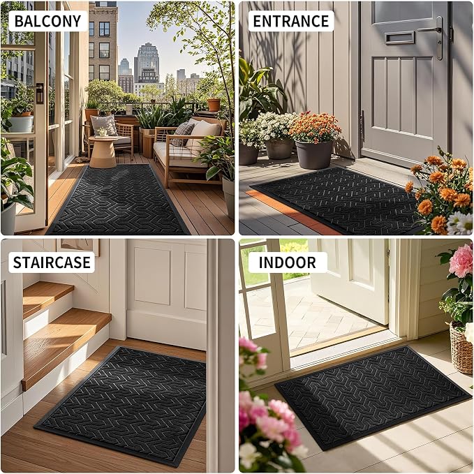 Yimobra Large Door Mat Outside Entrance 47x32, Waterproof Heavy Duty Outdoor - Image 6