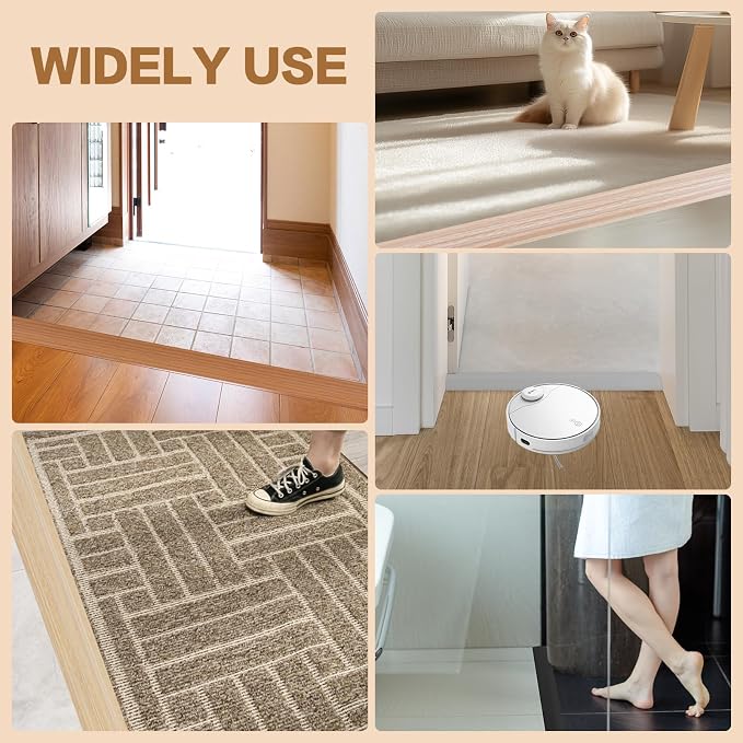 Floor Transition Strip Vinyl Door Threshold Ramp Self Adhesive Carpet Edging - Image 6