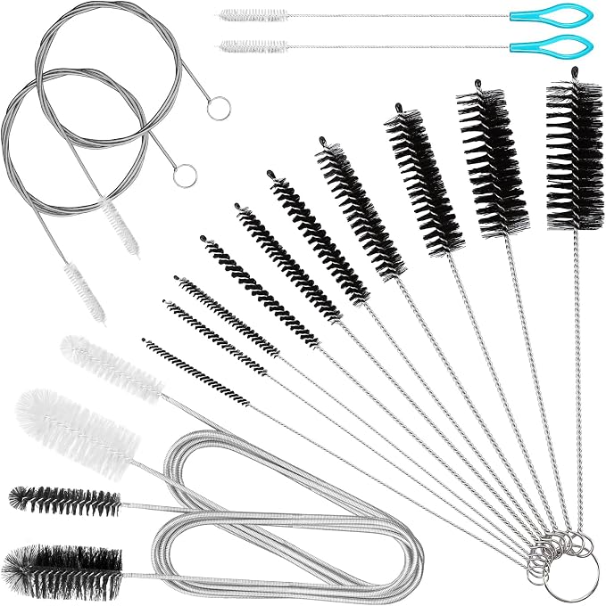 16pcs Long Tube Cleaner Set, Extra Long Hose Cleaning Brush, Pipe Cleaning Brush by RAIHOMKIT