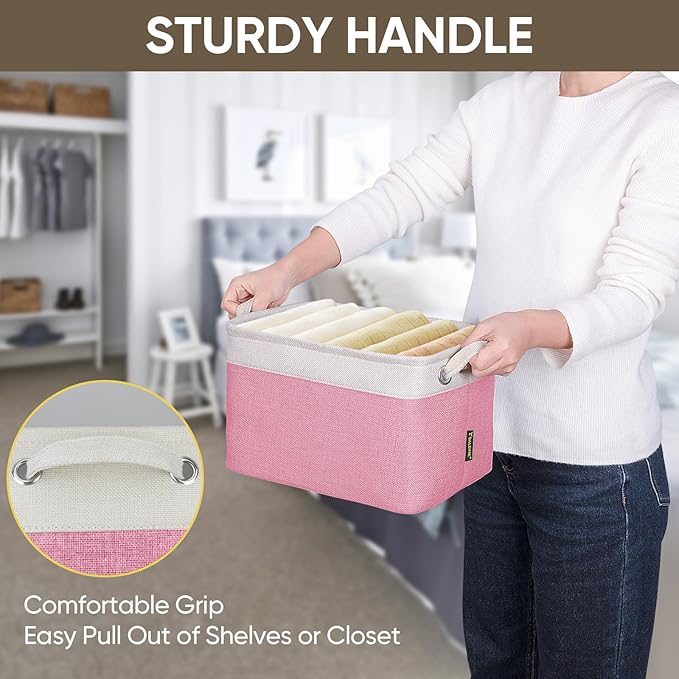 BALEINE 2 Pack Fabric Storage Bins - Image 8