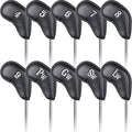 CRAFTSMAN GOLF 12pcs or 1pc Thick Synthetic Leather Golf Iron Head Covers Set by CRAFTSMANGOLF