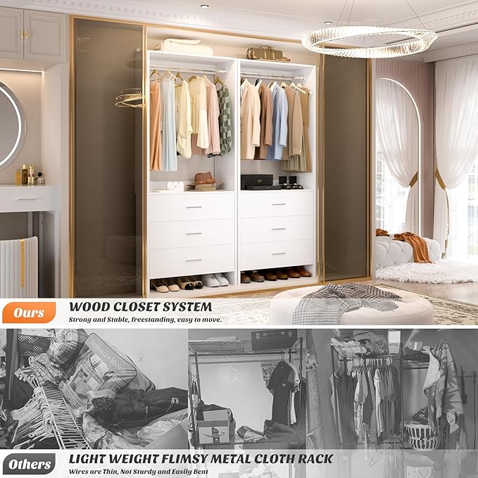 Aheaplus 2FT Closet System - Image 4