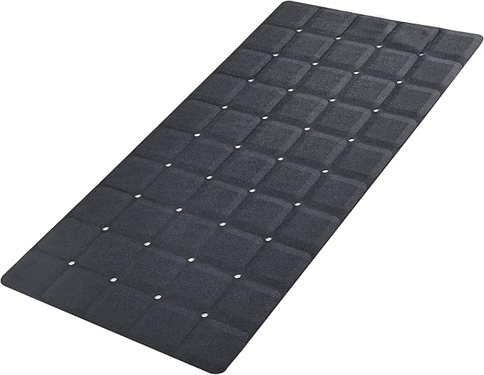 Foldable Silicone Bathtub Mat: Jumbo Size Heavy Duty Safety Bath Mat by Webos