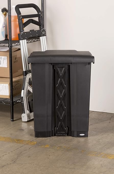 Safco Step On Plastic Trash Can - Image 7
