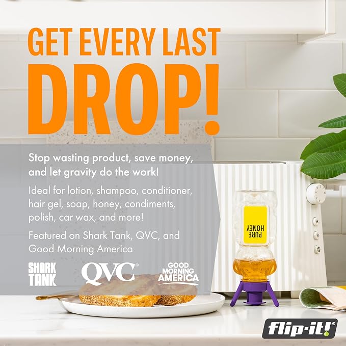 Flip-It! 1-Pack Bottle Emptying Kit – No More Wasted Product - Image 4