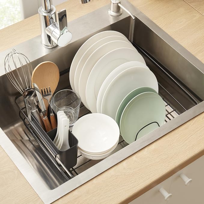 Dish Drying Rack 3 Piece Dish Drainer - Image 2
