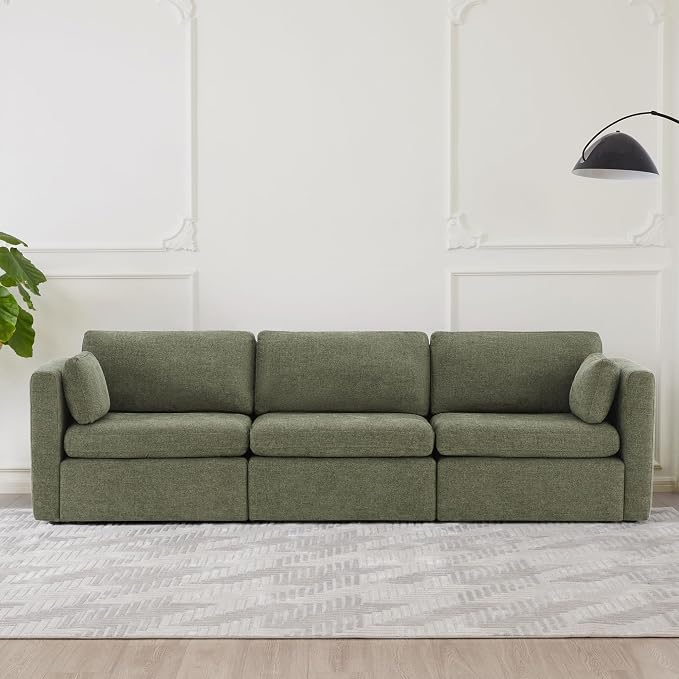 CHITA Oversized Modular Sectional Convertible Fabric Sofa Set, FSC Certified by CHITALIVING