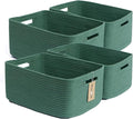 Large Storage Baskets for Organizing, Closet Shelf Baskets for Clothes Blanket by MiniArkStorageBasketsHome